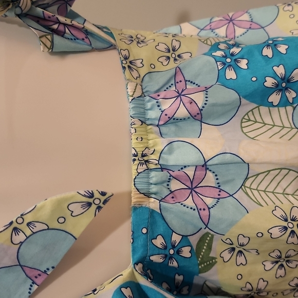 Hanna Andersson Blue Floral Sundress 4 - Picture 9 of 12